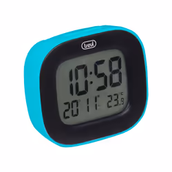 Trevi SLD 3875 Réveil numérique Noir, Turquoise