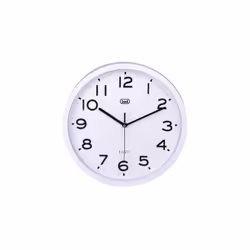 Trevi OM 3302 S, Horloge murale à quartz, Rond, Blanc, Batterie, 40 mm, 30 cm