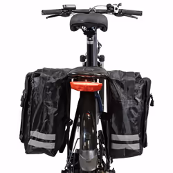 EMG BB-30 Arrière Sacoche pour bicyclette 30 L Nylon Noir - Vue supplémentaire 4