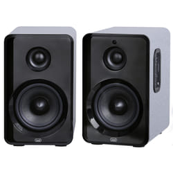 Trevi AVX 565 BT set d'enceintes 50 W Universel Noir, Argent 2.0 canaux 2-voies