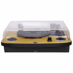 Trevi TT 1022 BT Tourne-disque à entraînement direct Noir, Bois