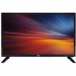 Trevi LTV 2401 SA2, 61 cm (24"), 1366 x 768 pixels, HD, LED, DVB-S2, DVB-T2, Noir