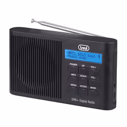 Trevi DAB 7F91 R, Portable, Numérique, DAB, DAB+, FM, 87,5 - 108 MHz, 174.928 - 239.2 MHz, 3,5 mm