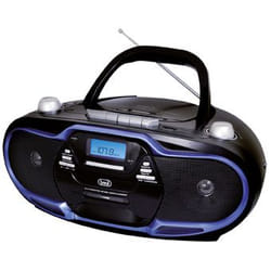 Trevi 057404 Système stéréo portable Numérique 20 W AM, FM Noir, Bleu Lecture de MP3