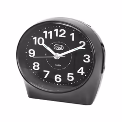 Trevi SL 3094 V, Réveil à quartz, Rond, Noir, Analogique, AA, 111 mm
