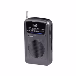 Trevi RA 710, Portable, Analogique, AM, FM, Gris, Rotatif, AAA