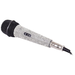 Trevi EM 30 STAR Noir, Métallique, Argent Microphone de karaoké
