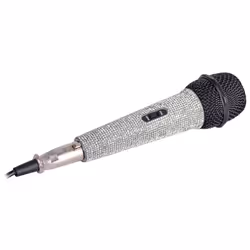 Trevi EM 30 STAR Noir, Métallique, Argent Microphone de karaoké