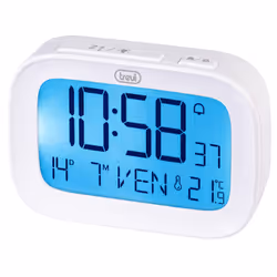 Trevi SLD 3850, Table, Horloge numérique, Autres, Blanc, LED, Bleu