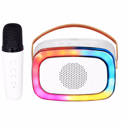 Trevi XR 8A01 MINI PARTY, 10 W, Avec fil &sans fil, USB Type-C, Blanc, Universel, MP3