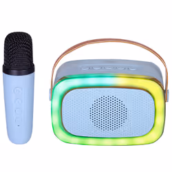 Trevi XR 8A01 MINI PARTY, 10 W, Avec fil &sans fil, USB Type-C, Bleu, Universel, MP3