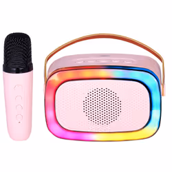 Trevi XR 8A01 MINI PARTY, 10 W, Avec fil &sans fil, USB Type-C, Rose, Universel, MP3