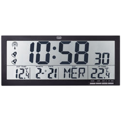 Trevi OM 3530 RC Horloge numérique Rectangle Noir