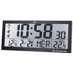 Trevi OM 3530 RC Horloge numérique Rectangle Noir