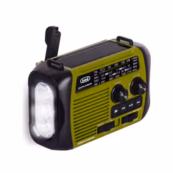 Trevi RA 7F30 BT, Portable, Analogique, AM, FM, SW, Noir, Vert, Monochromatique, Rotatif