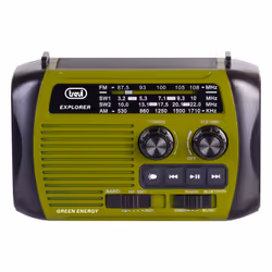Trevi RA 7F30 BT Portable Analogique Noir, Vert