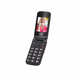 Trevi FLEX PLUS 90 4G, Clapet, SIM unique, 6,1 cm (2.4"), Noir