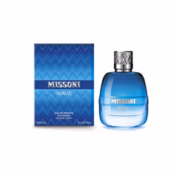 Missoni Wave Eau De Toilette 100ml, Hommes, 100 ml, Flacon non réutilisable, Citron, Mandarin, Marine, Sauge de Clary, Romari ...
