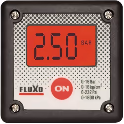 Informations techniques Pression de fonctionnement : 16 bar. Alimentation : pile bouton CR2032 (fournie) Informations techniq ...