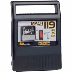 Alimentation 230 Volt, puissance 110 Watt, tension de charge 12 Volt, 2 positions de charge, courant de charge 9 A. avec prot ...