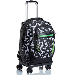 Seven JACK TROLLEY 4WD sac à dos Noir, Blanc Polyester