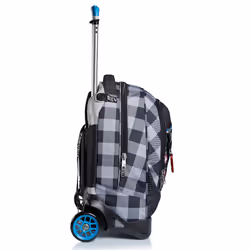 Seven JACK TROLLEY 2WD - SPACE CHECK sac à dos Noir, Gris Polyester