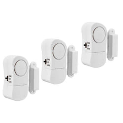 Alarme autonome Electraline - 58401 - Alarmes De Porte Et Fenetre par 3 Blanc
