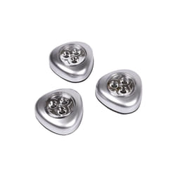 Electraline - Veilleuse led argenté 3 ampoules x 3