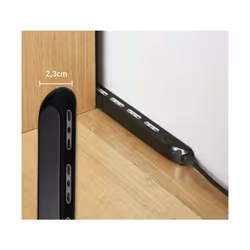 Super Slim de seulement 23 mm, la solution idéale pour les espaces limités, par exemple derrière ou sous les armoires. Peut ê ...