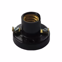Douille pour ampoule E10 Electraline. Douille patère E10, 2A, 250V, 2 trous de montage à 30 mm de distance référence 70165. - ...