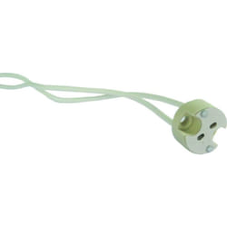 Electraline - Douille G4 dichroique 10A, 24V, cable 0.75 mm2, longueur 125 mm