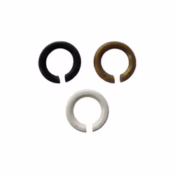 Douille pour ampoule E14 Electraline. Anneau de fixation E27, E14, de 40.6 à 42 mm, blanc noir et or référence 70553. - Pour  ...