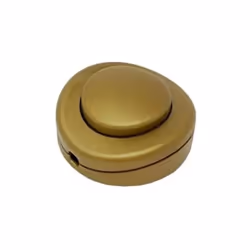 Cordon et interrupteur pour luminaire Electraline. Interrupteur à pied, 2A, 250V, or référence 70563. - Pour Électricité , Ec ...