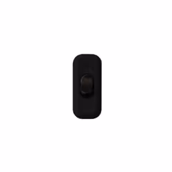 Cordon et interrupteur pour luminaire Electraline. Interrupteur bout de fil unipolaire, 2A, 250V, noir référence 70567. - Pou ...