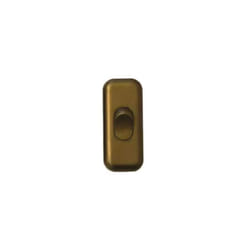 Interrupteur bout de fil unipolaire, 2A, 250V, or