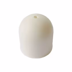 Electraline - Pavillon patère plastique blanc, diamètre 68 mm