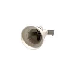 Douille pour ampoule E27 Electraline. Douille E27 avec support de fixation métallique, 2 trous M4, 50x35x35 référence 71144.  ...