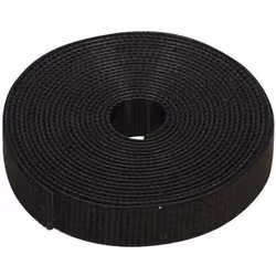 Serre-câble - ELECTRALINE - Velcro - 16 cm x 3 m - Noir