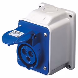 Gewiss GW62408, 3P+T, 6 h, Rouge, IP44, CE, ENEC, 400 V