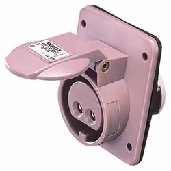 Gewiss GW62265, 2P, Violet, IP44, CE, ENEC, 24 V, 16 A