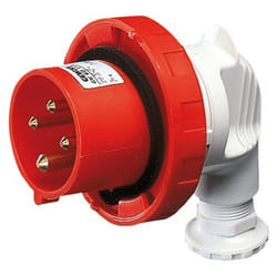 Gewiss GW60123 connecteur électrique standard 32 A 3P+T Angle à 90°