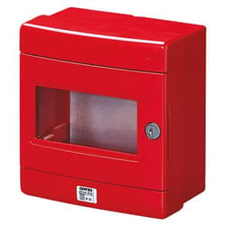 Gewiss GW42203 système de fermeture avec alarme Rouge Verre, Métal