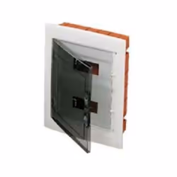 Panneau de distribution avec panneaux de fenêtre et cadre amovible destiné à recevoir des borniers. Modules : 24 (12x2) Dimen ...