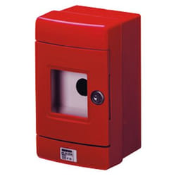 Gewiss GW42204 système de fermeture avec alarme Rouge, Blanc Verre, Métal