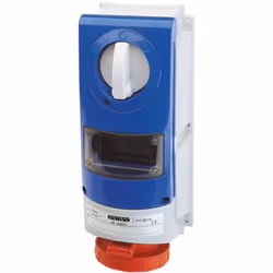 Gewiss GW66809, 3P+N+T, 6 h, Rouge, IP66, 400 V, 16 A