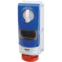 Gewiss GW66809 prise de courant Rouge
