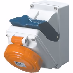 Gewiss GW66453, 3P+N+T, 6 h, Rouge, IP55, 400 V, 16 A
