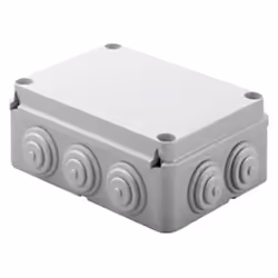 Gewiss GW44057, Gris, 3,7 cm, Couvercle à vis charnières, IP55, 190 mm, 70 mm