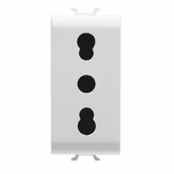 Gewiss GW10203, P11, P17, Blanc, 250 V, 16 A, 5 mm