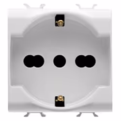Gewiss GW10204, P17, P30, Blanc, 250 V, 16 A, 5 mm